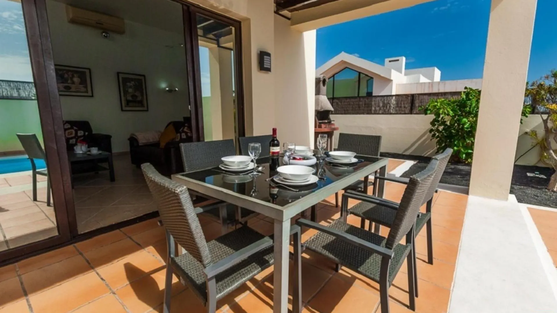 3-Bed Villa On Private Complex With Tennis Court Playa Blanca  Spain